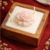 Blossom Glow Wooden Candle